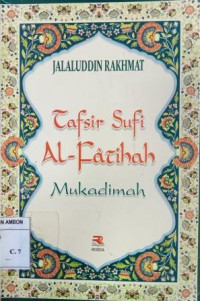 Image of Tafsir sufi al-fatihah