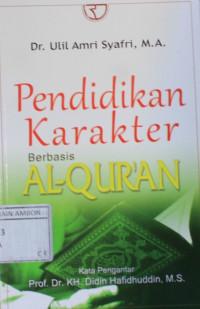 Image of Pendidikan karakter berbasis al-qur'an