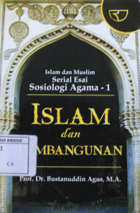 Image of Sosiologi agama : islam dan pembangunan