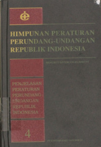 Image of Himpunan peraturan perundang - undangan republik indonesia menurut sistem engelbrecht : Tata negara perdata dagang pidana