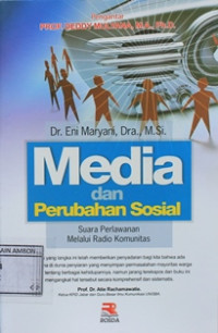 Image of Media dan perubahan sosial : suara perlawanan melalui radio komunitas