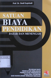 Image of Satuan biaya pendidikan dasar dan menengah