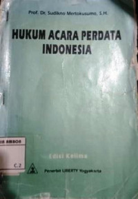 Image of Hukum acara perdata Indonesia