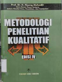 Image of Metodologi penelitian kualitatif